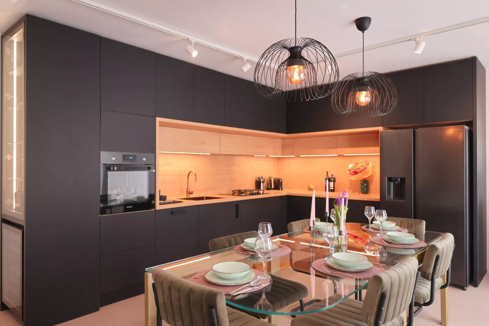 Villa Sokol with private pool-Keuken