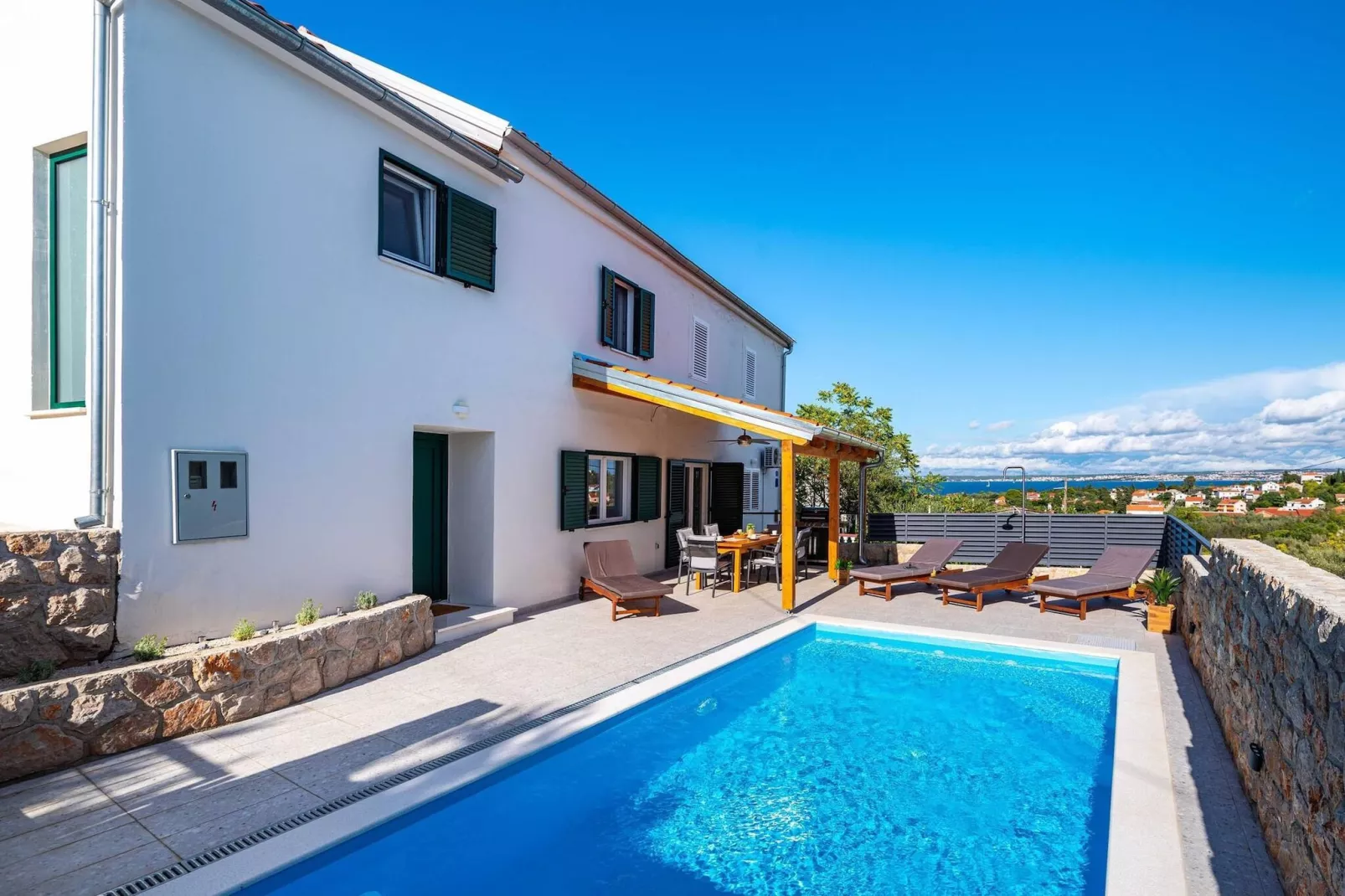 Sea view Villa Nana-Zwembad