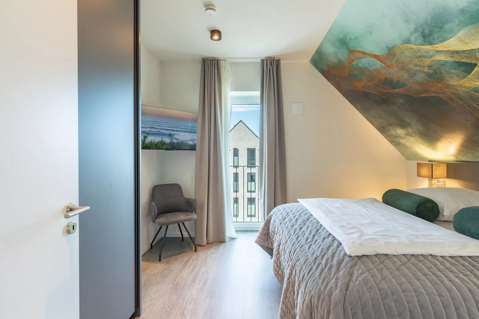 Wattblick de Luxe auf Nordstrand-Slaapkamer