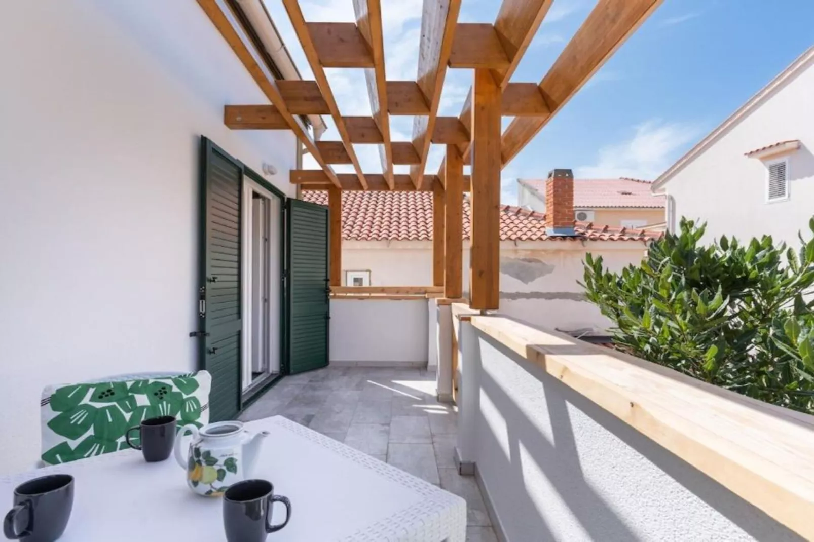 Apartment Sea&Sunset view - Two Bedroom Apartment  With Loggia And Sea View-Terrasbalkon