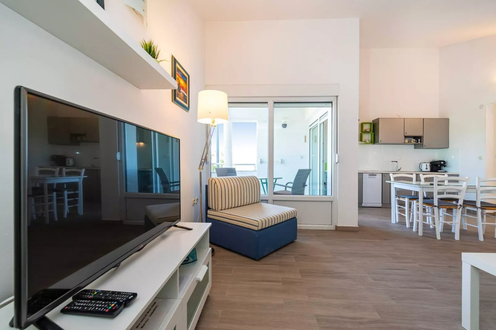 Sea view apartment Dajana-Woonkamer