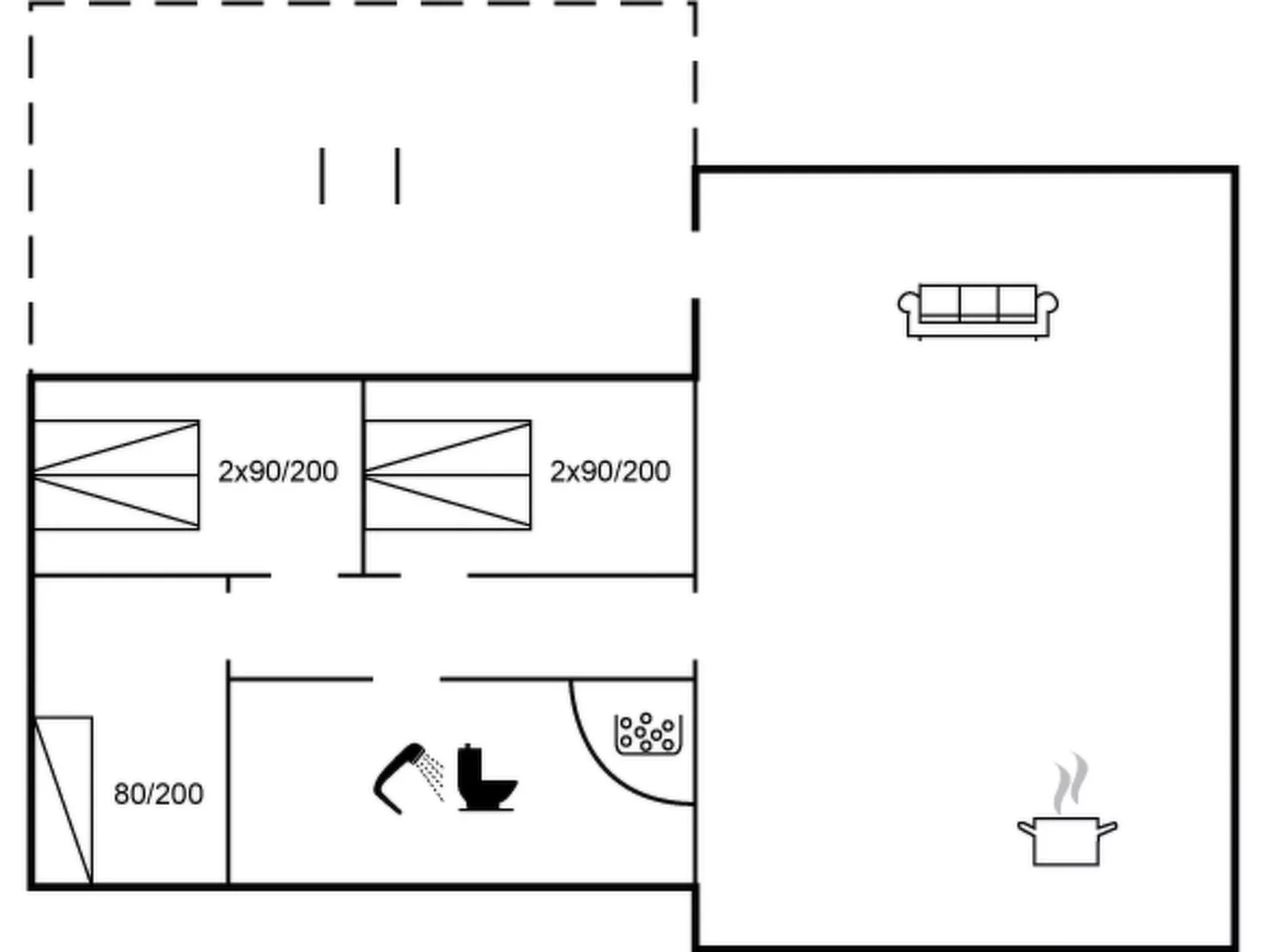 "Gildo" - 30km from the sea-Binnen