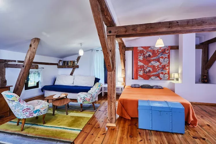 Dom wakacyjny w Sasinie dla max 6 osób-Slaapkamer