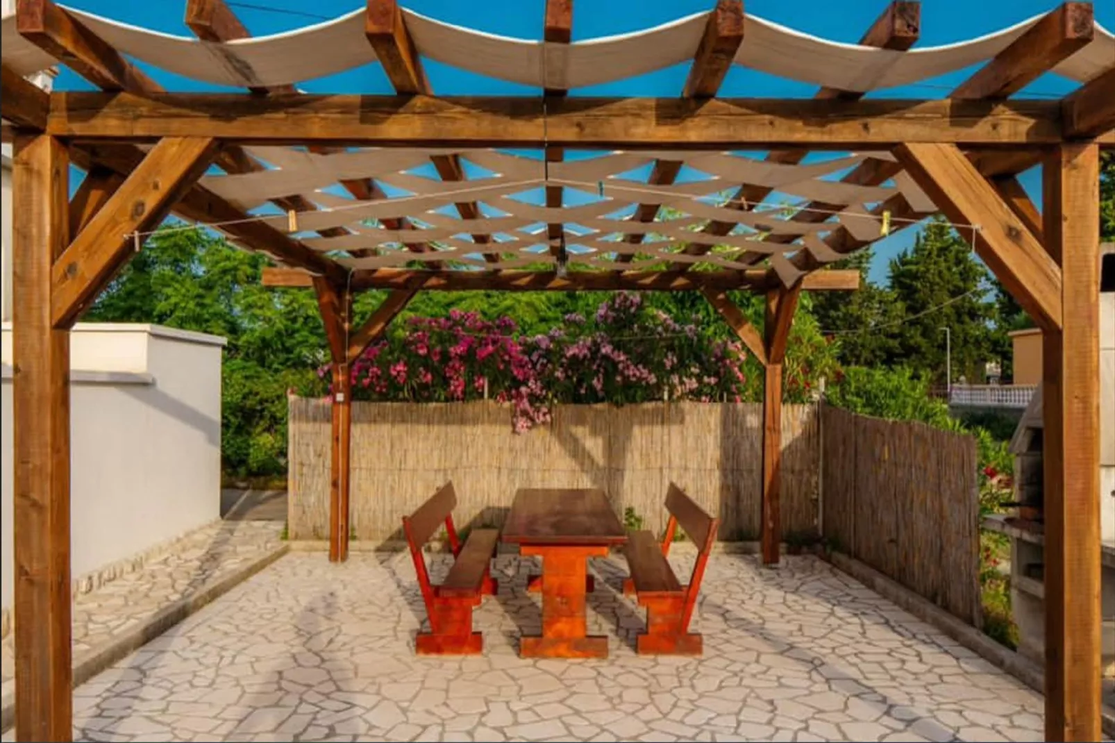 Holiday home Stipe, Vrsi-Mulo bei Nin-E12/Ferienhaus 180qm/12 pax-Tuinen zomer