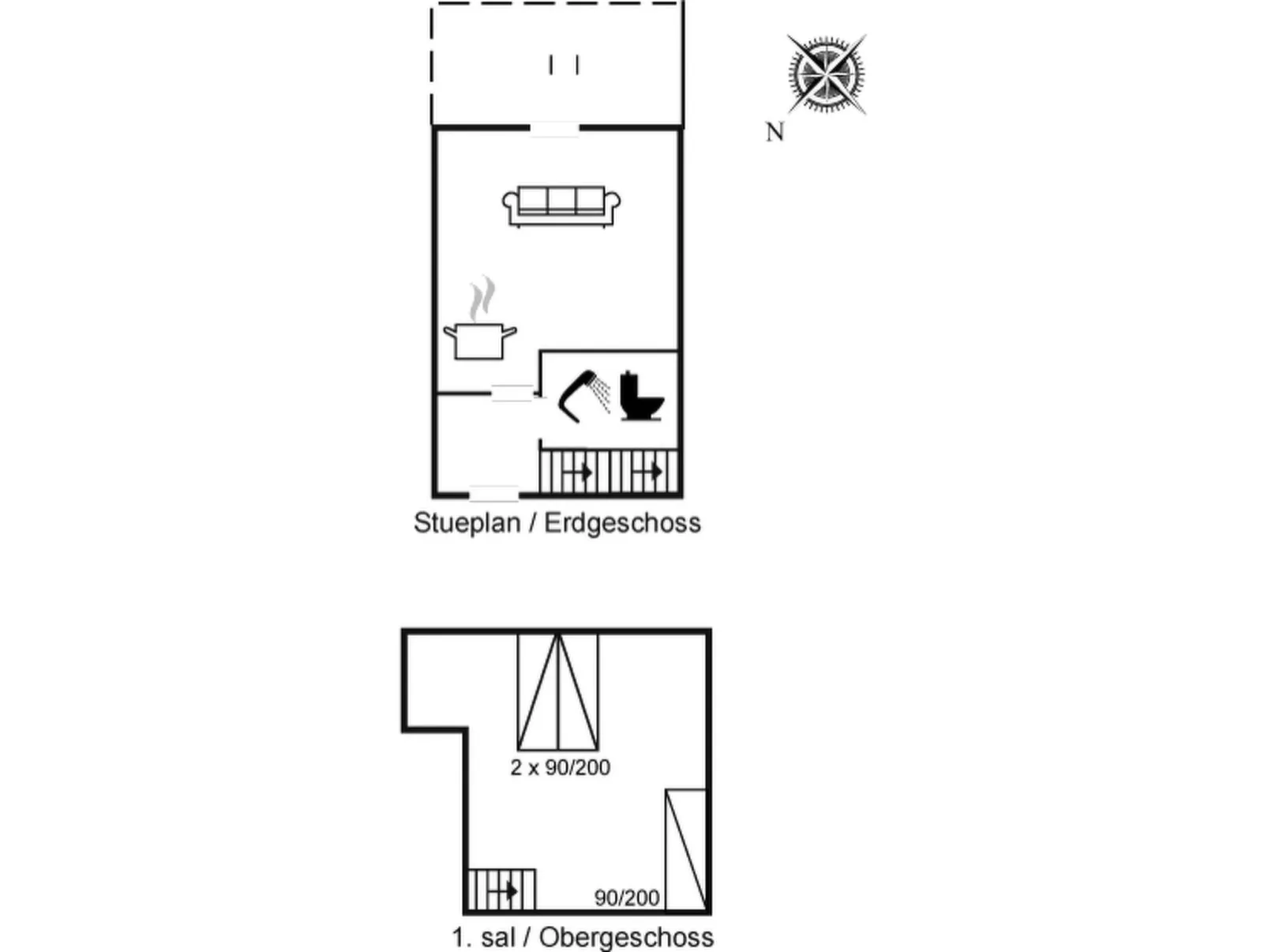 "Aline" - 1km from the sea-Binnen