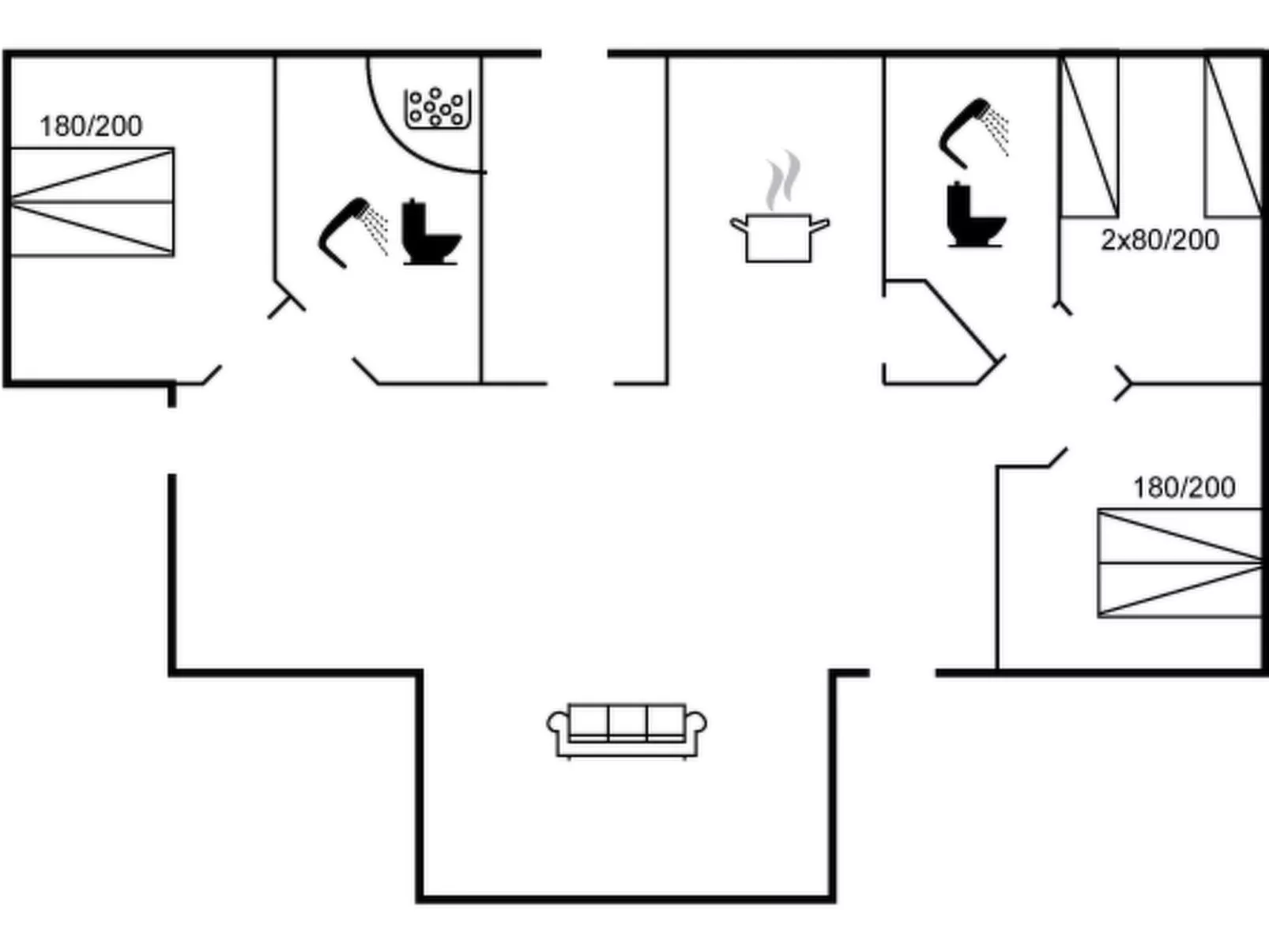 "Luci" - 500m from the sea-Binnen