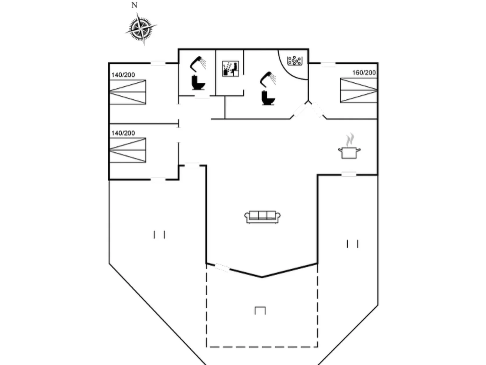 "Lyydia" - 1km from the sea-Binnen