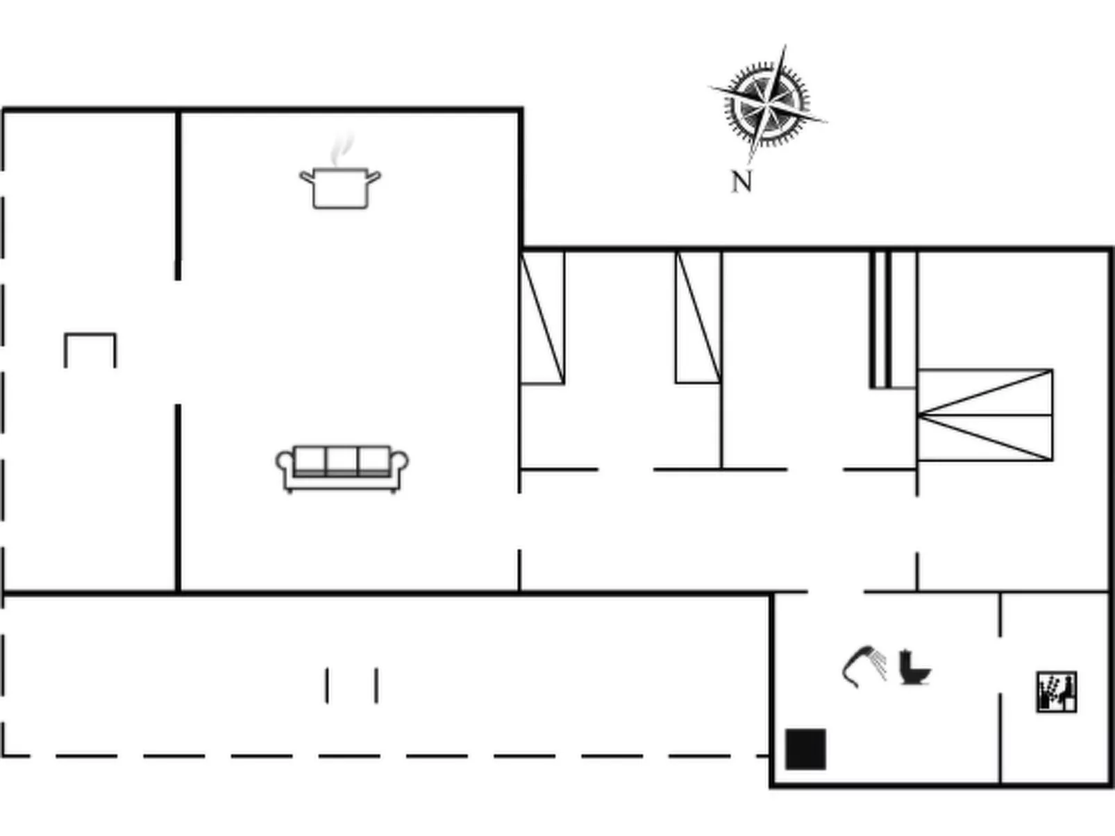 "Ulvi" - 300m to the fjord-Binnen