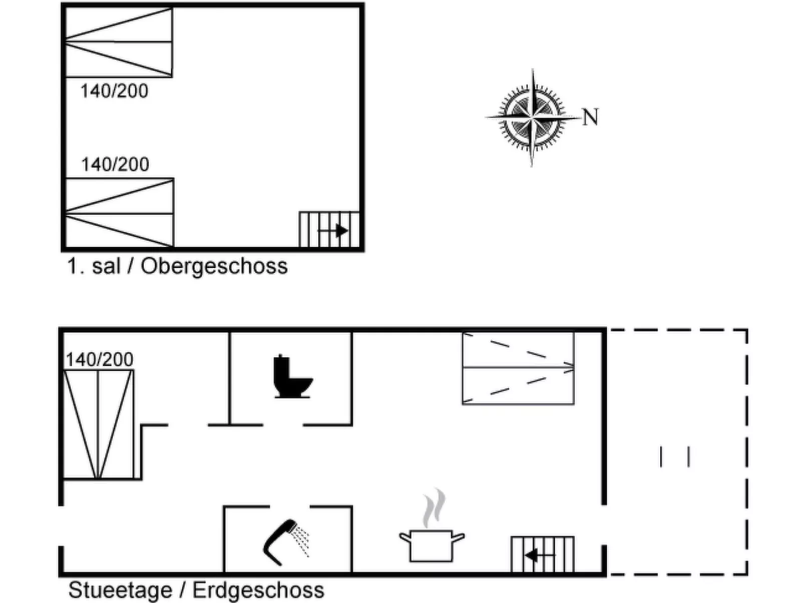 "Ulpu" - 500m from the sea-Binnen