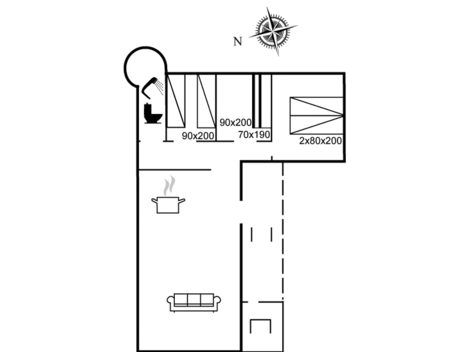 "Kerttuli" - 800m from the sea-Binnen