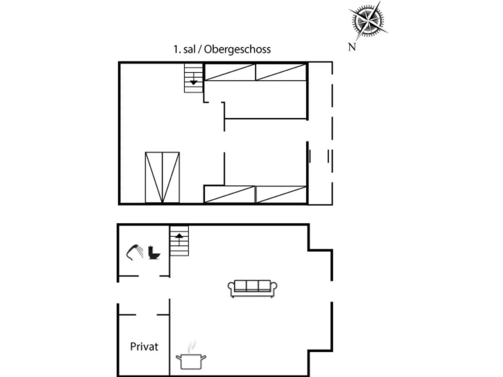 "Alard" - 300m to the fjord-Binnen