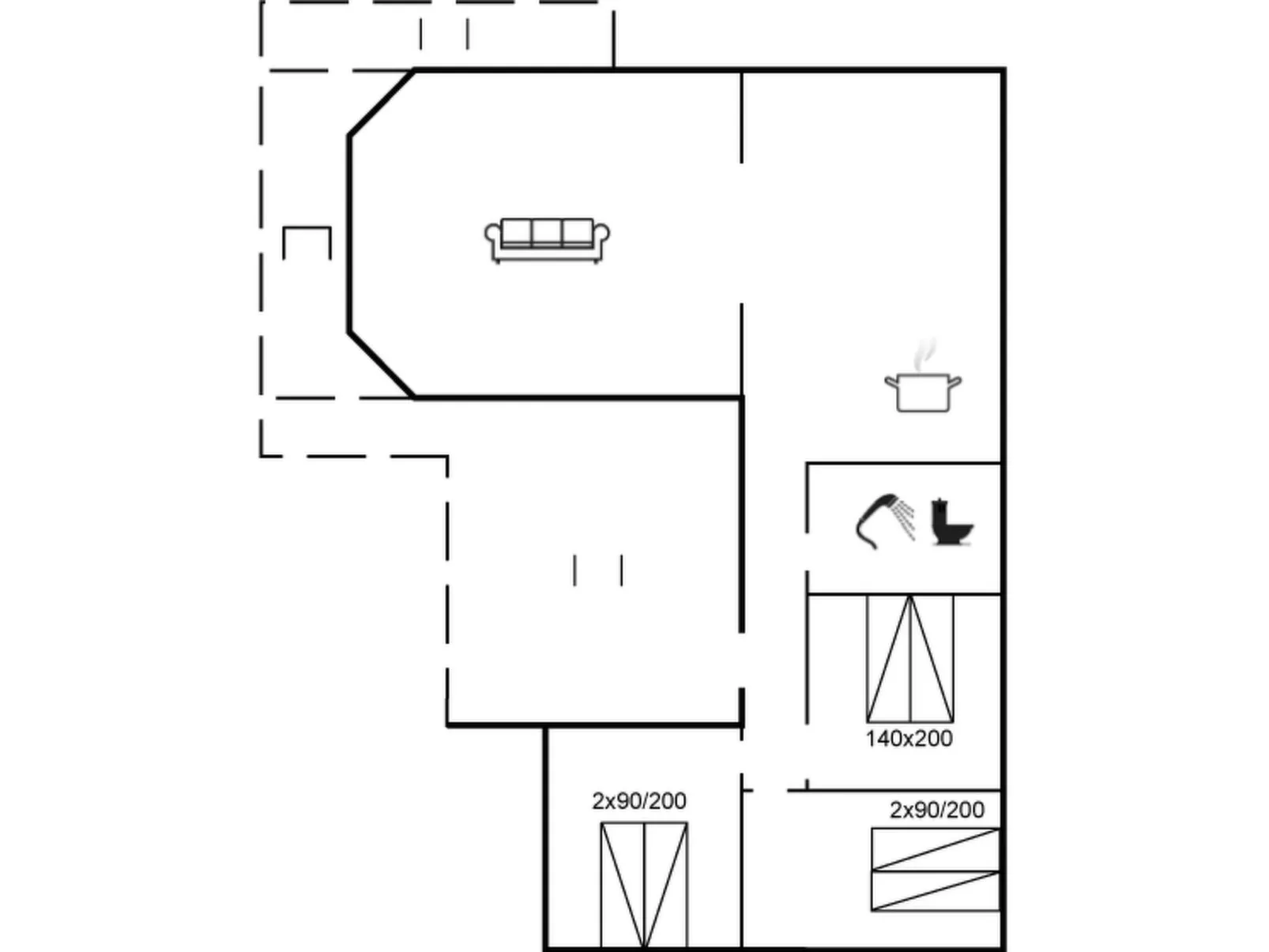 "Gudni" - 250m from the sea-Binnen