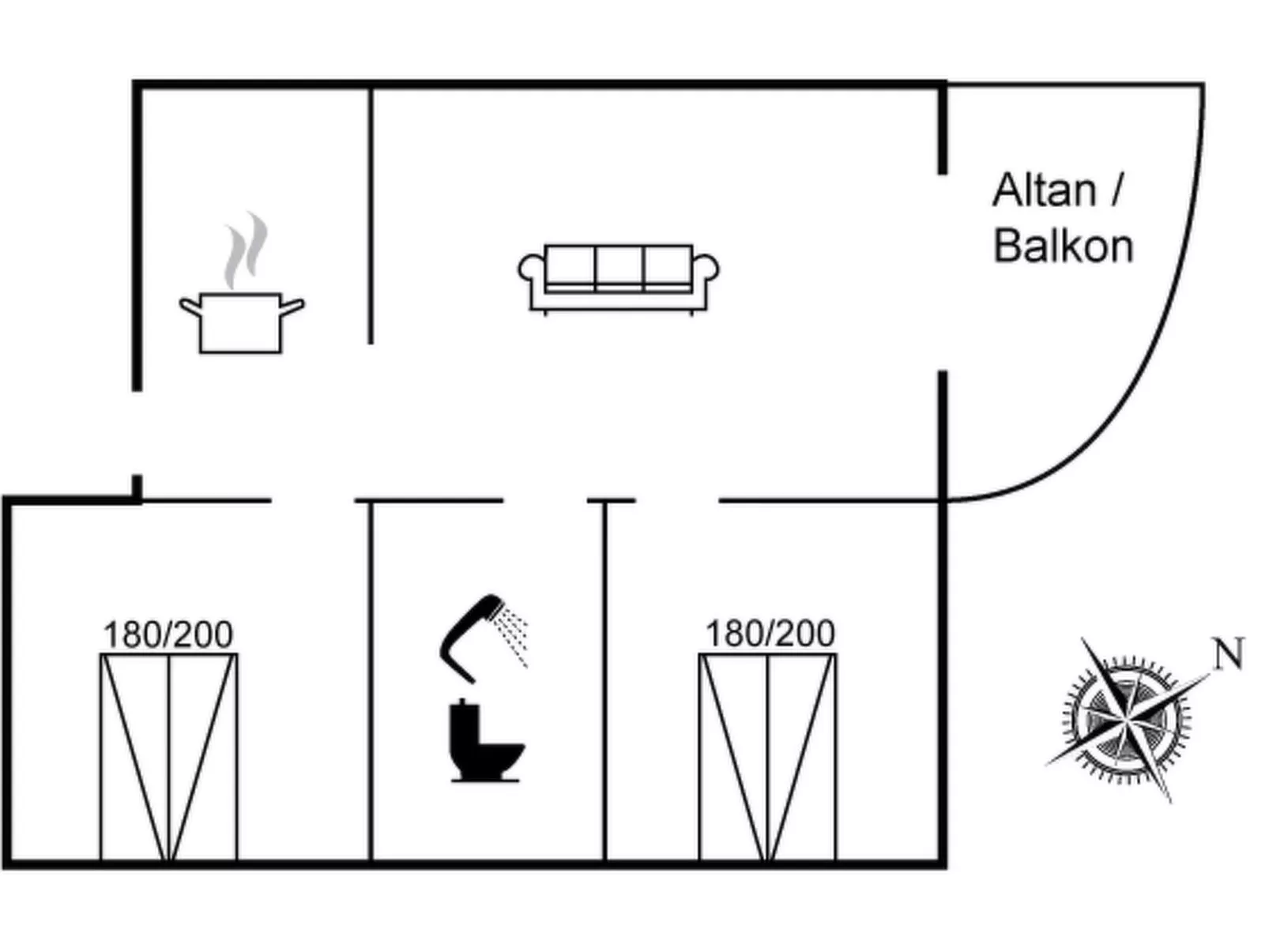 "Dafna" - 100m from the sea-Binnen