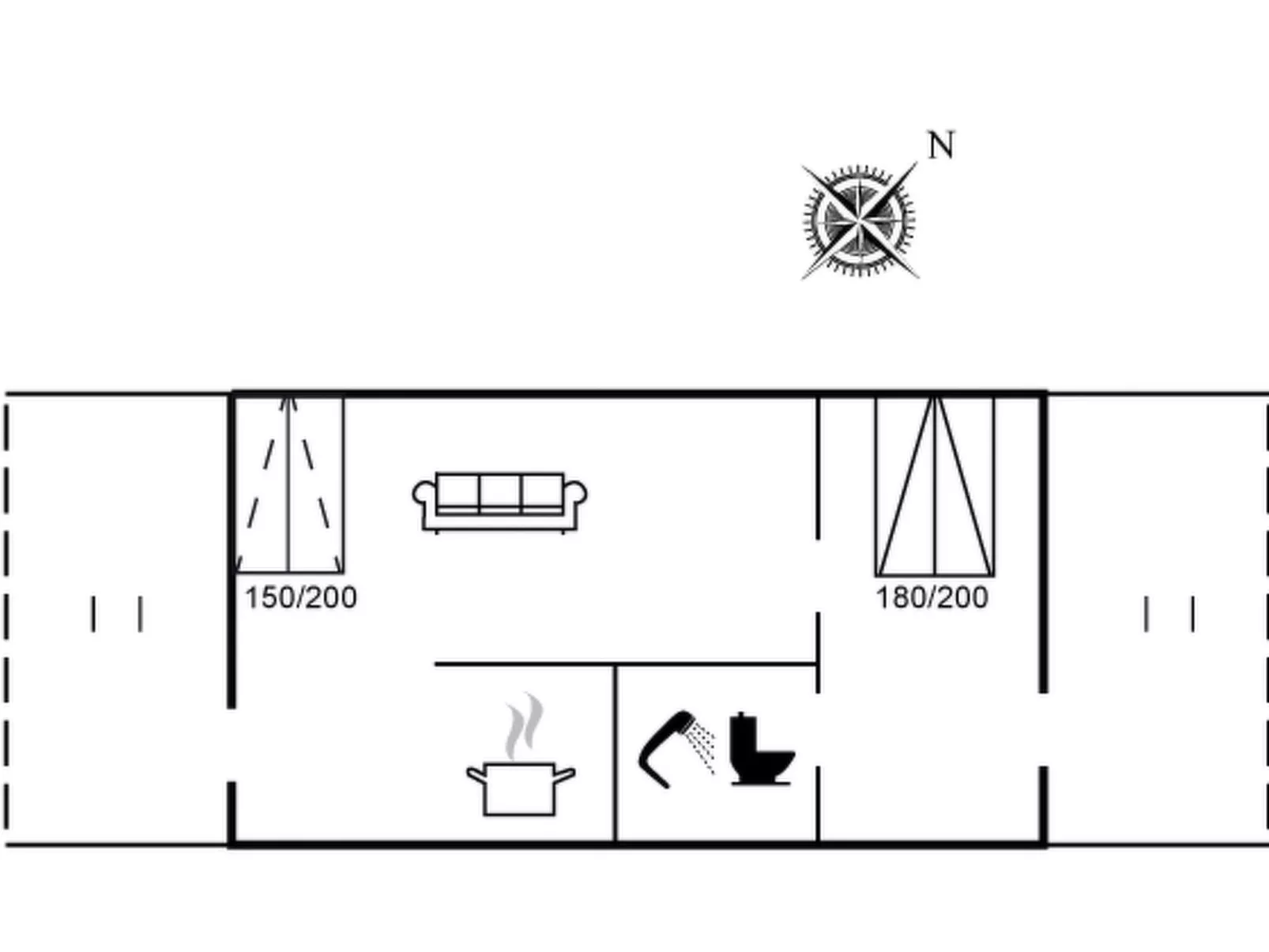 "Ala" - 80m from the sea-Binnen