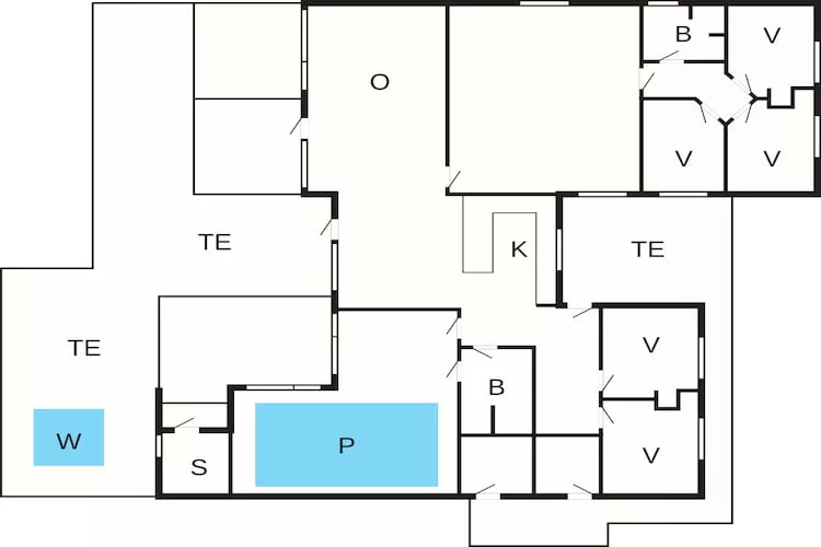 5 sterren vakantie huis in Otterup-Plattegrond