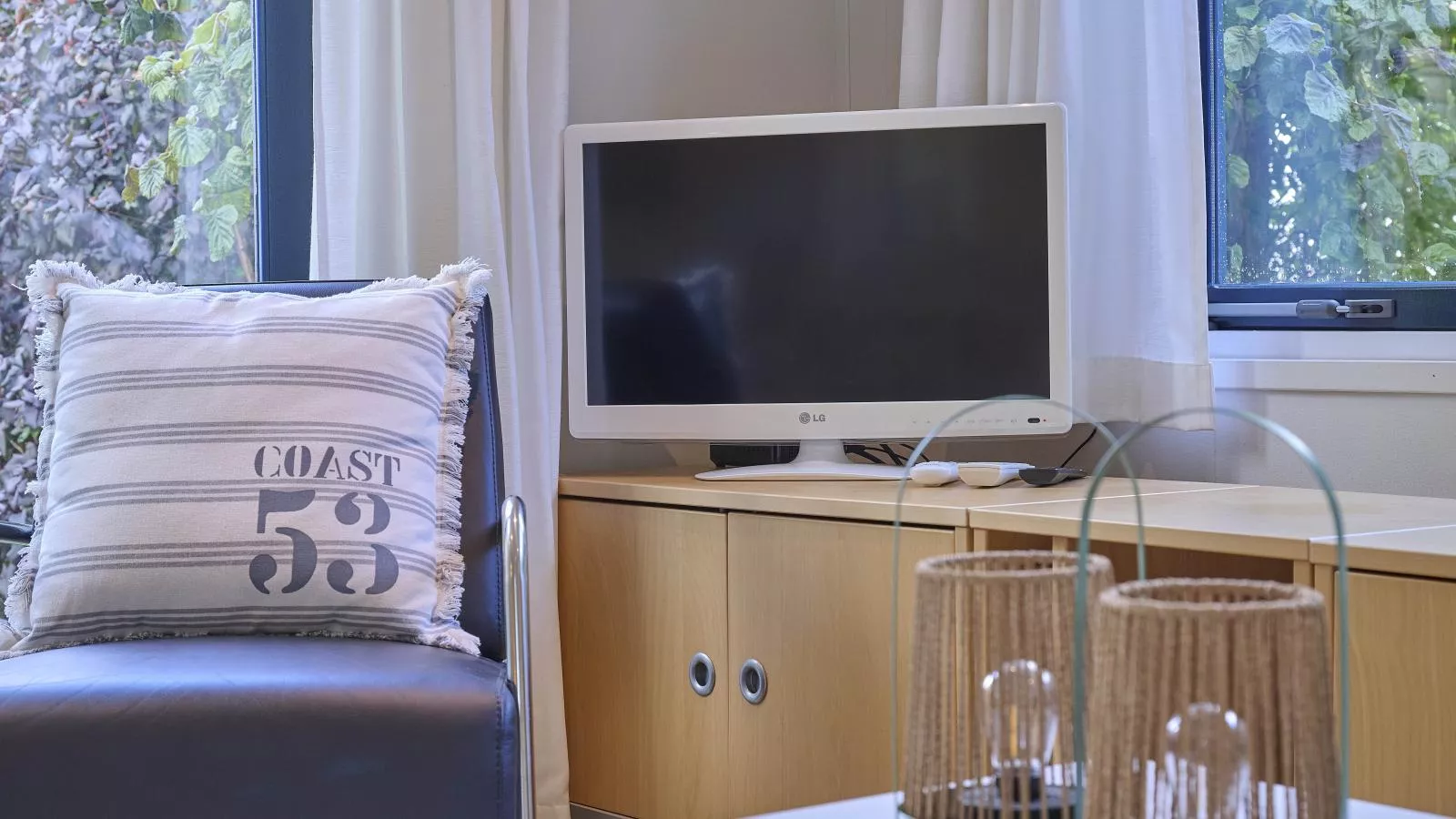 Chalet Sea Birds-Woonkamer