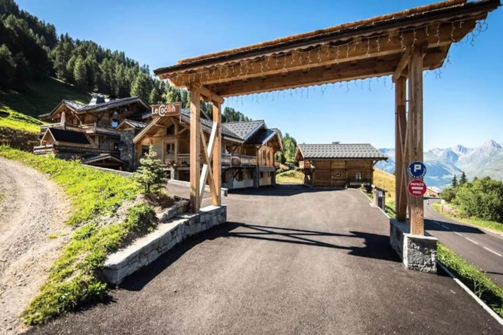 Les Chalets Du Cocoon-Gebieden zomer 1km