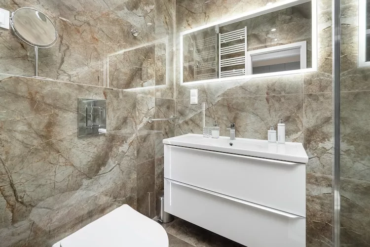 Apartament w Polanicy Zdrojowa 34B - 408-Badkamer