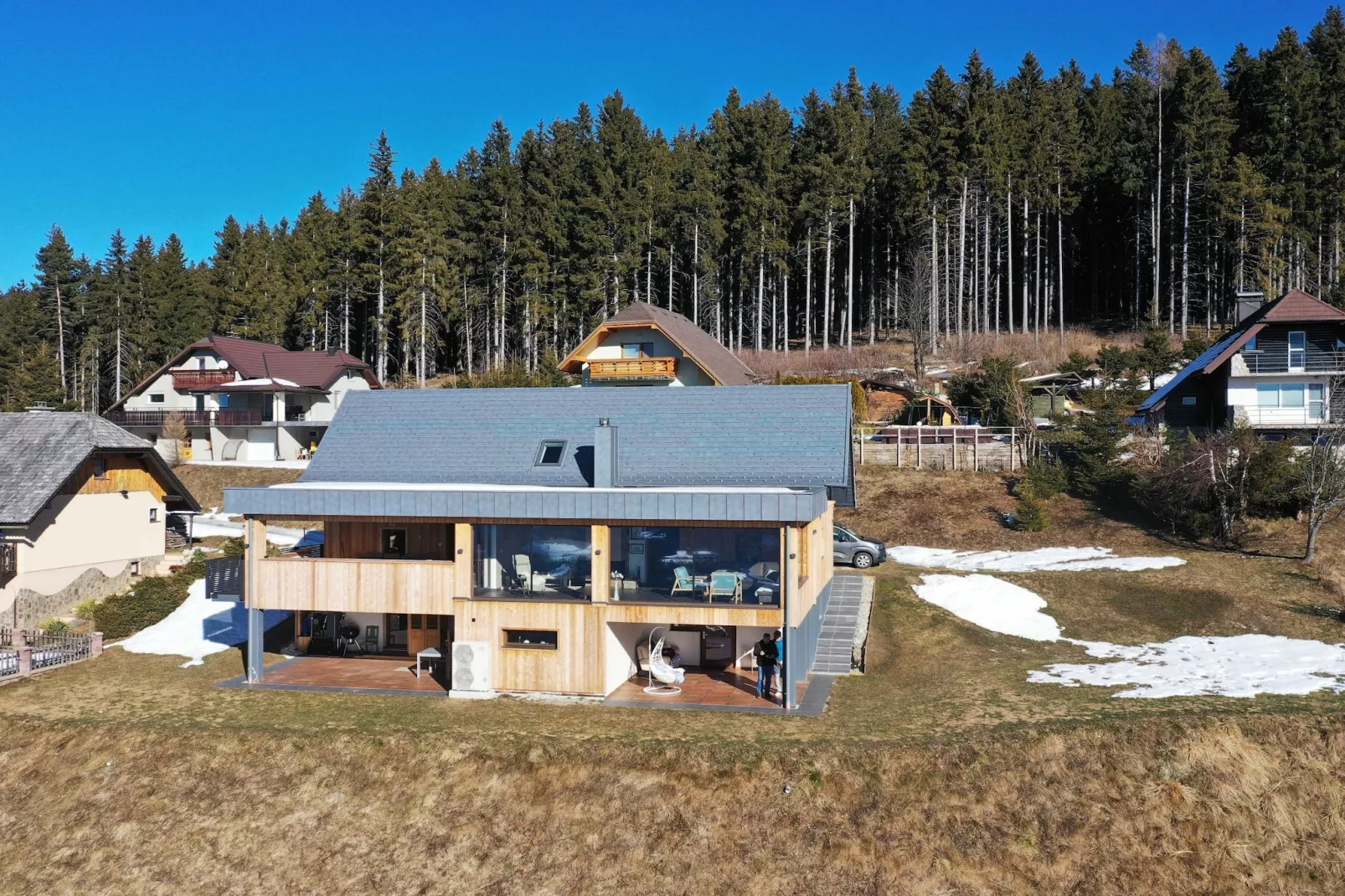 Mountain Vibrant and Timeless Apartment with Sauna - Studio Apartment with Terrace-Buitenlucht