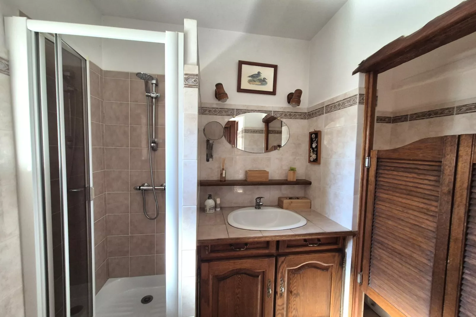 Gîte de la Valette-Badkamer