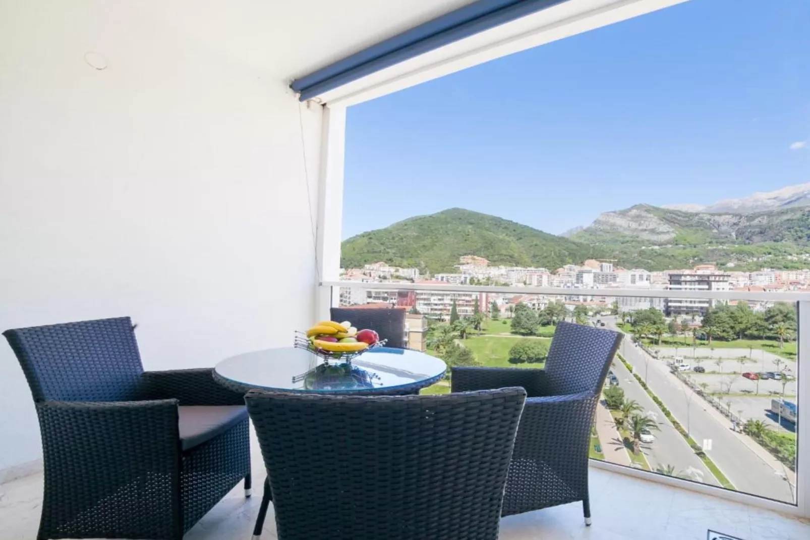 Exclusive Budva Stay Steps From the Beach - One Bedroom Apartment with Balcony
