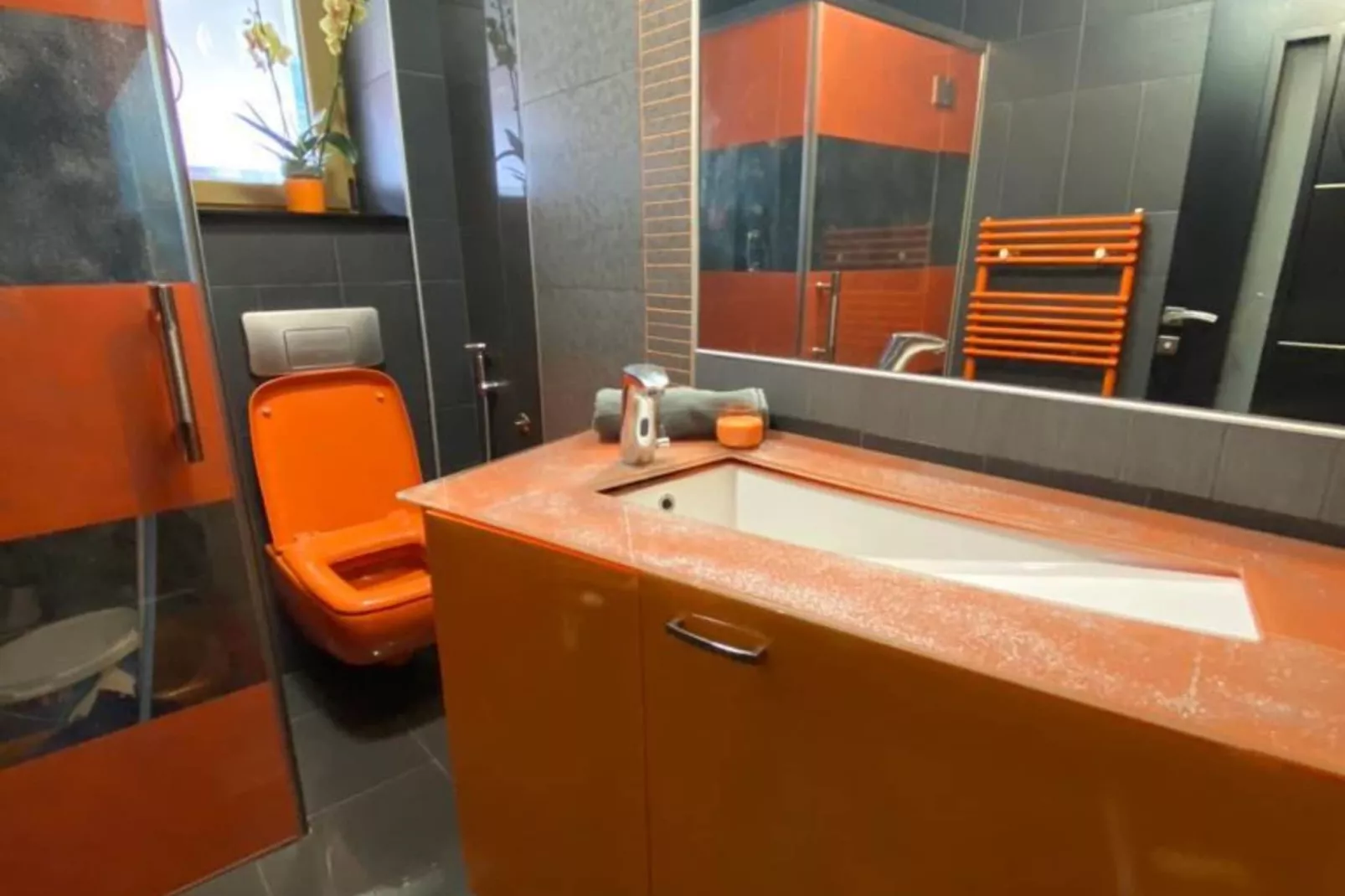 Villa Sarajevo Hills - Five Bedroom Villa with Terrace and Garden-Badkamer