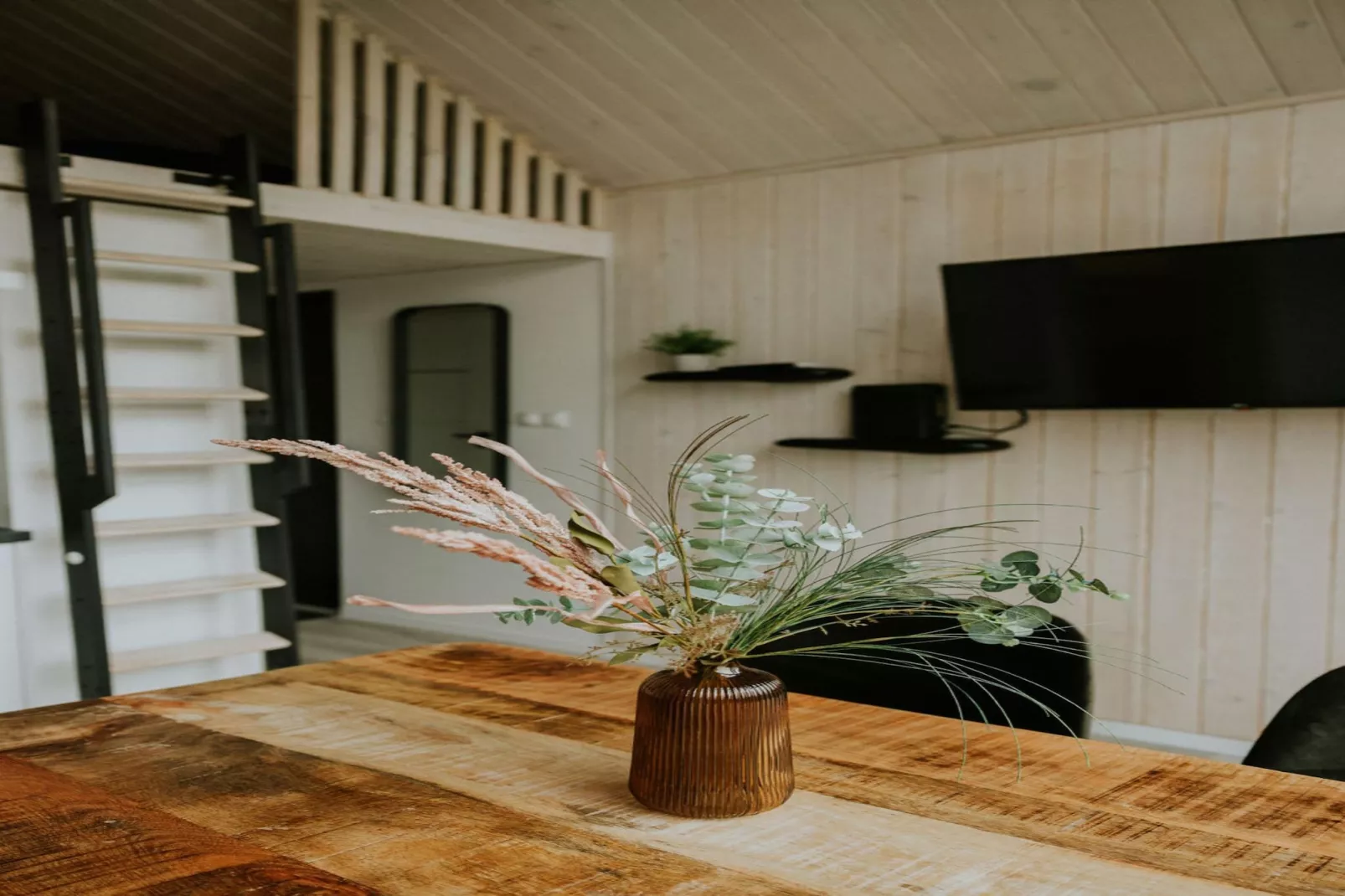 Tiny house XL | 2-4 persoons-Woonkamer