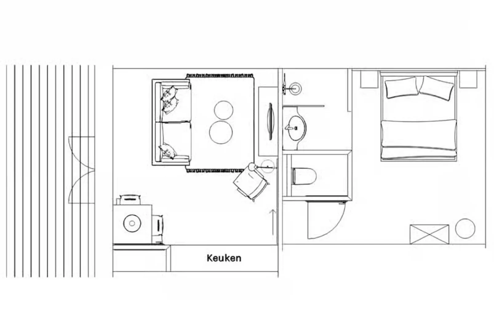 Plein 40 Lodge 2 - Plattegrond
