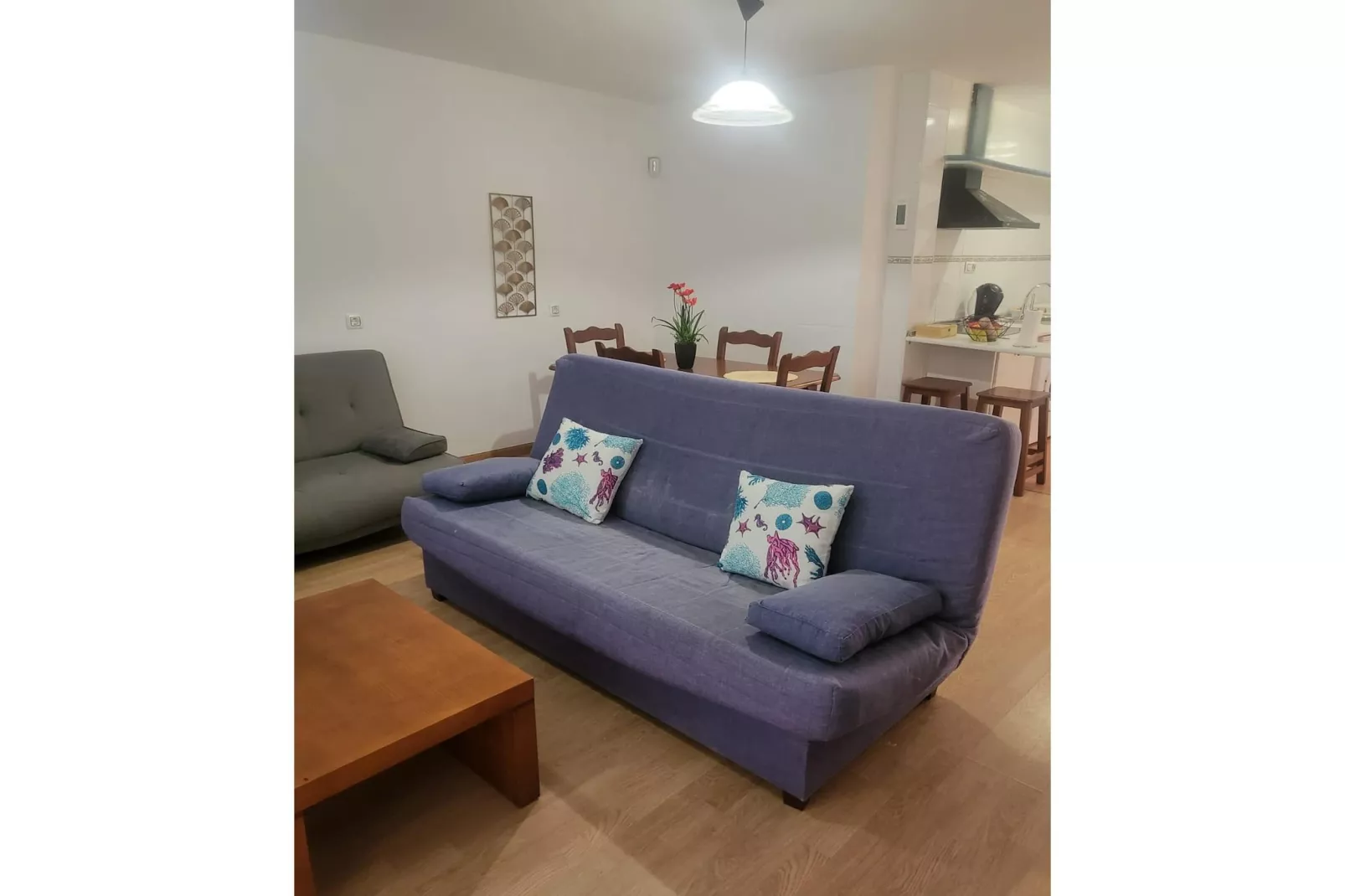 CT 369 AL - Faro's Apartmento Naturista - Primera Linea Vera Playa-Woonkamer