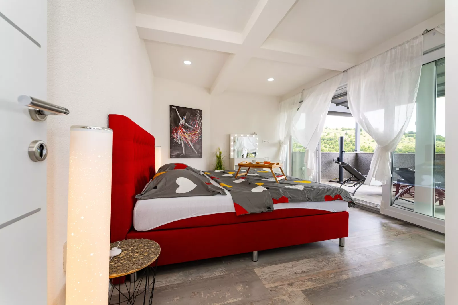 Sea view penthouse Nikita-Slaapkamer