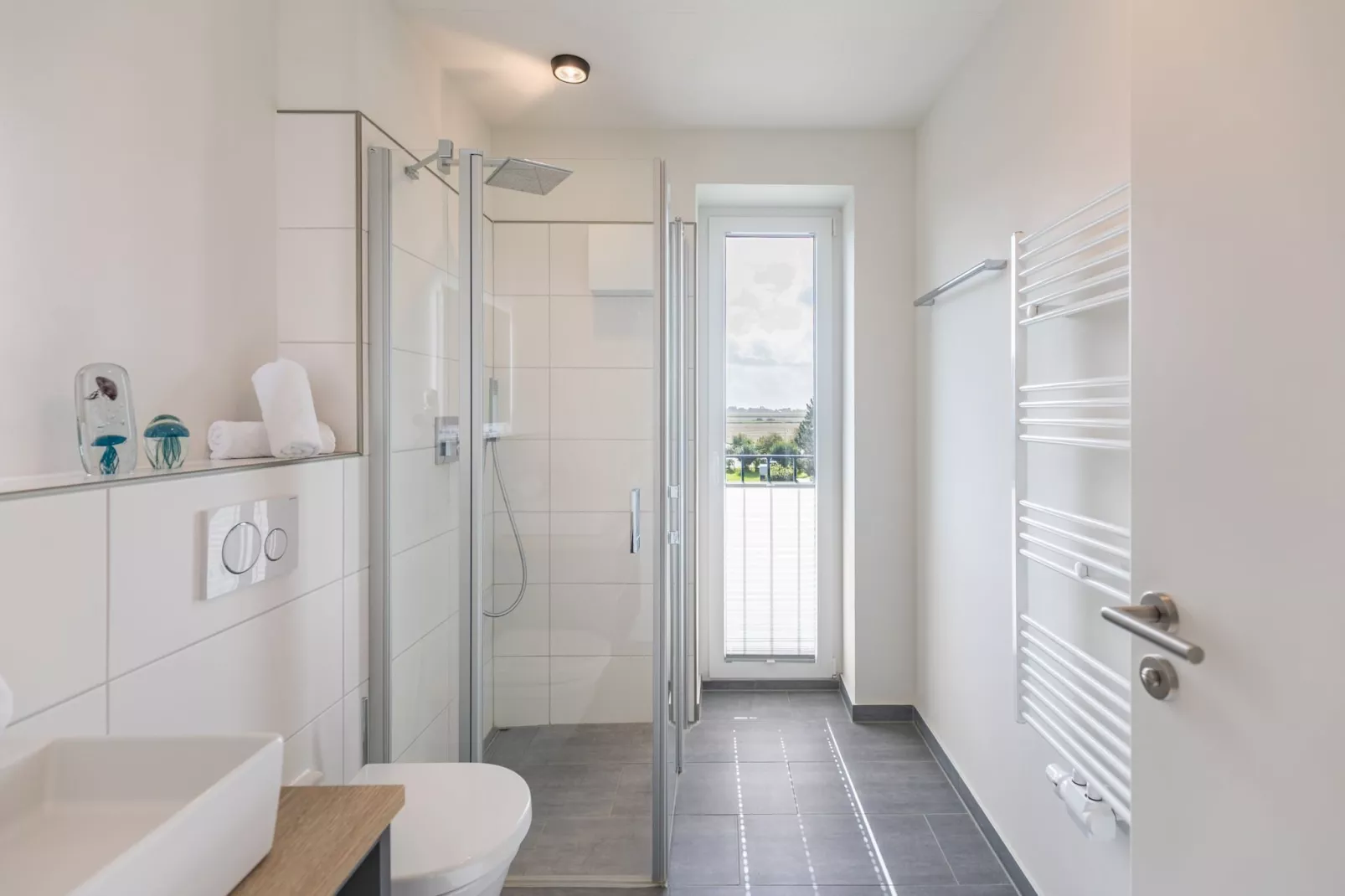 Hallighafen de Luxe auf Nordstrand-Badkamer