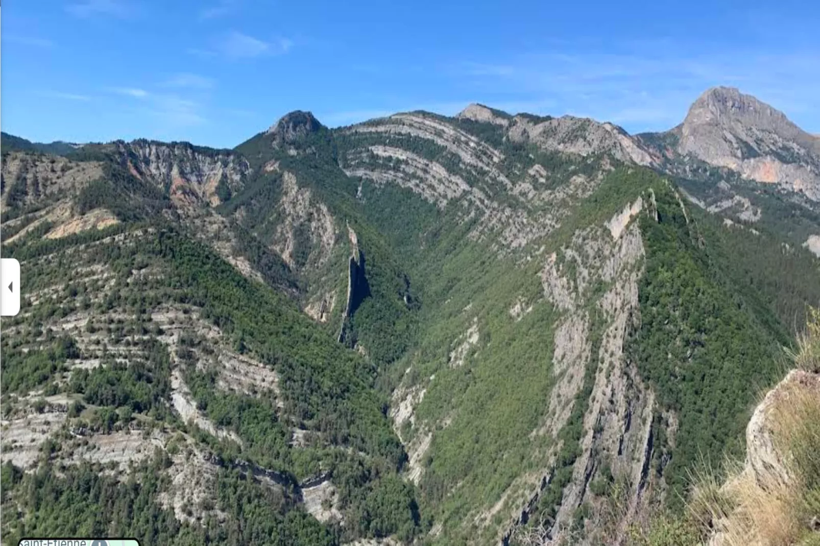 Barre des Dourbes-Gebieden zomer 5km