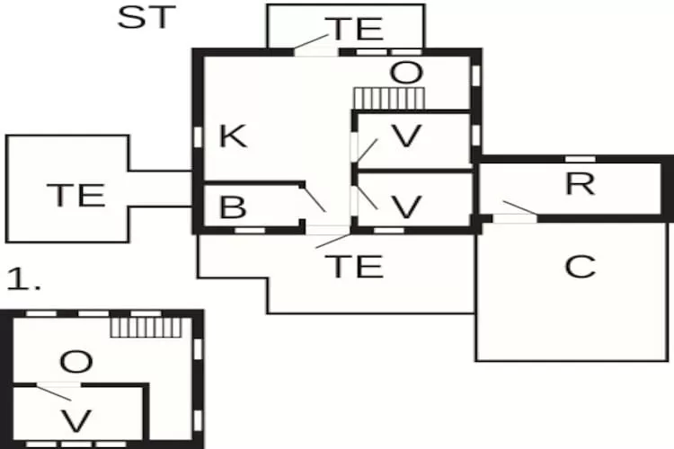 7 persoons vakantie huis in Harboøre-Plattegrond