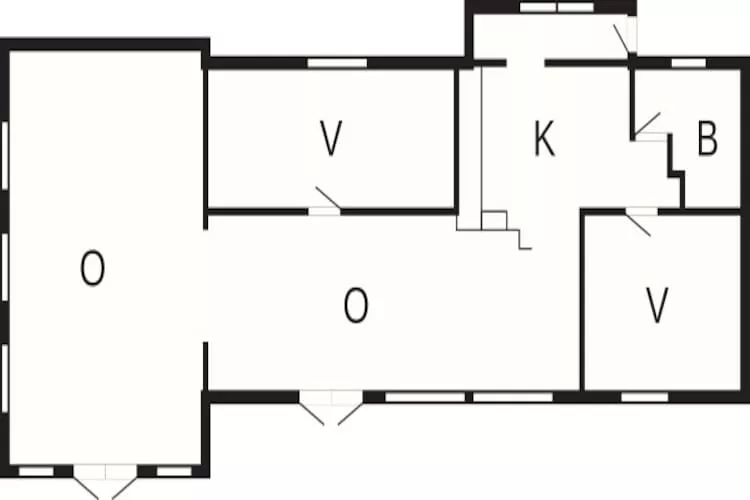 6 persoons vakantie huis in Ebeltoft-Plattegrond