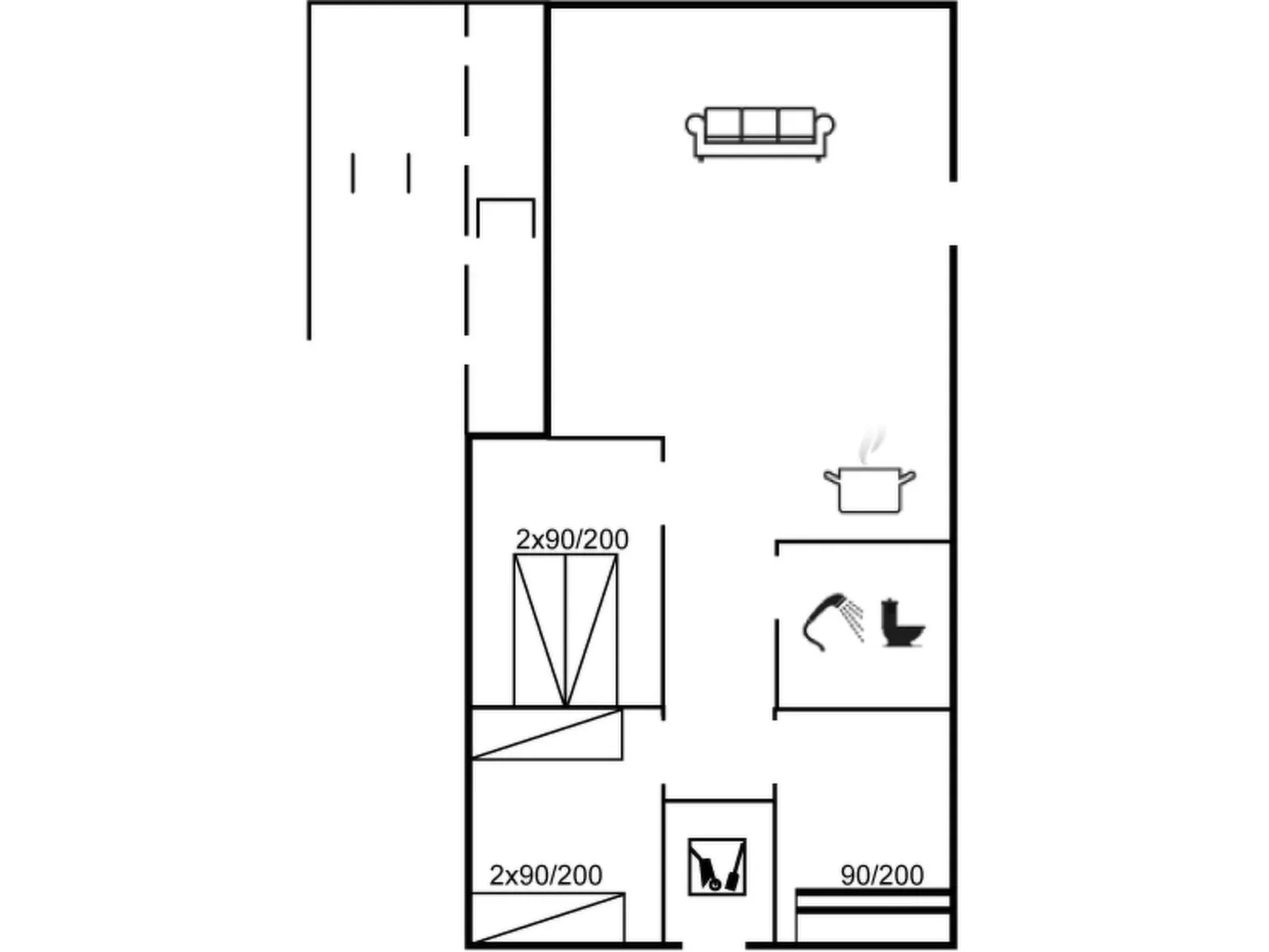 "Michel" - 300m from the sea-Binnen