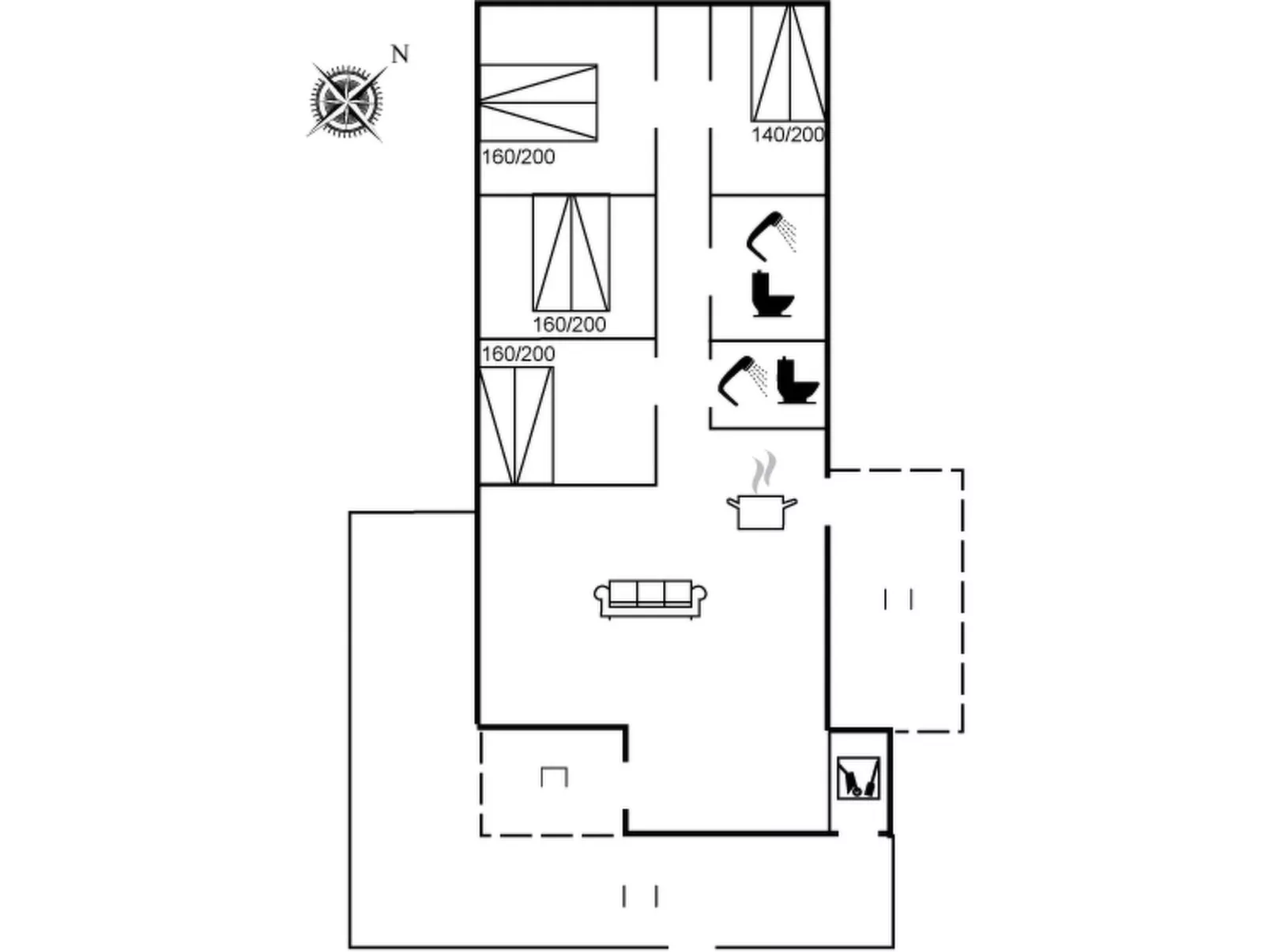 "Maika" - 800m to the fjord-Binnen