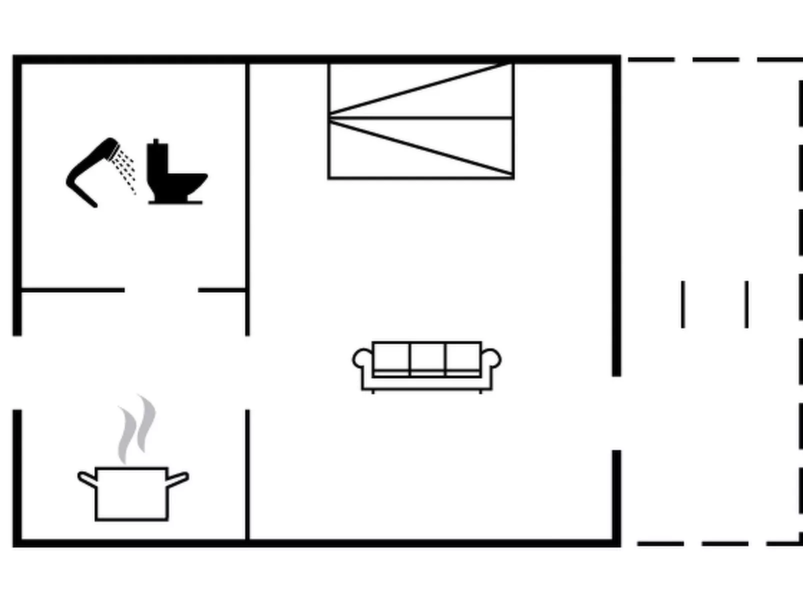 "Annemai" - 500m from the sea-Binnen