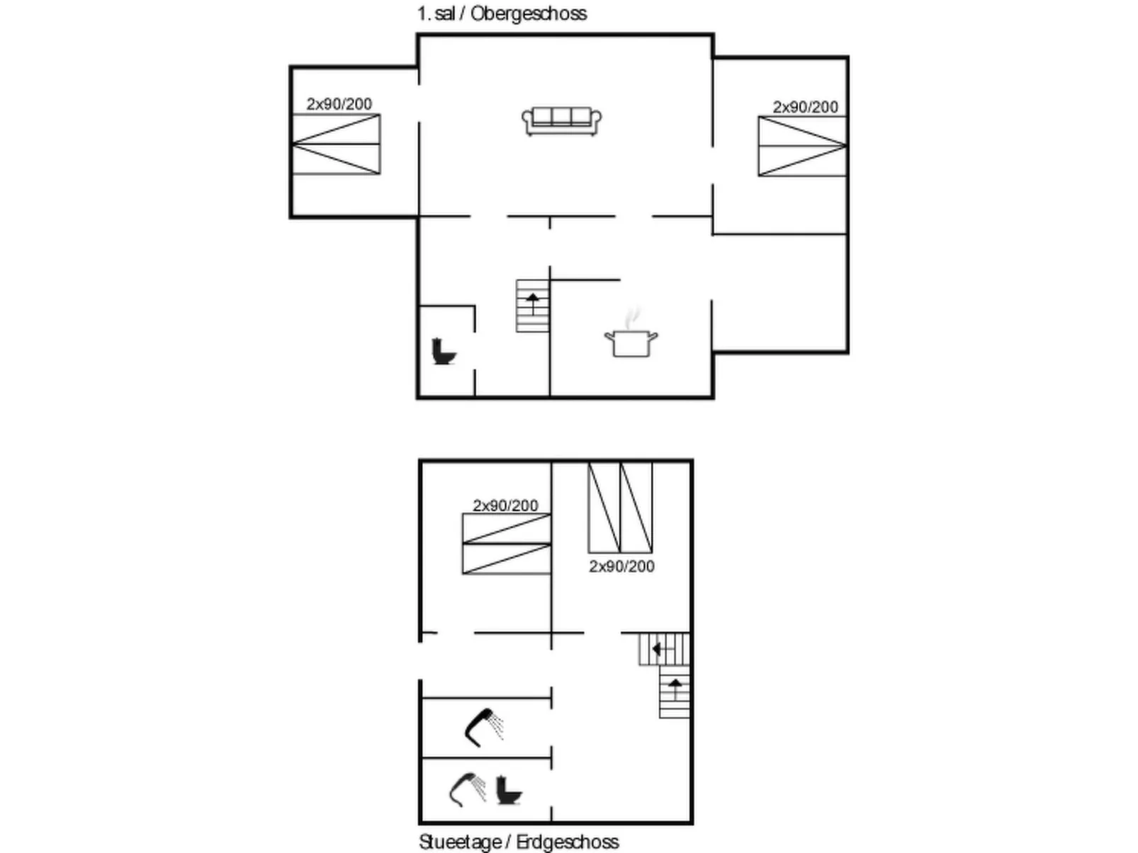 "Starki" - 800m from the sea-Binnen