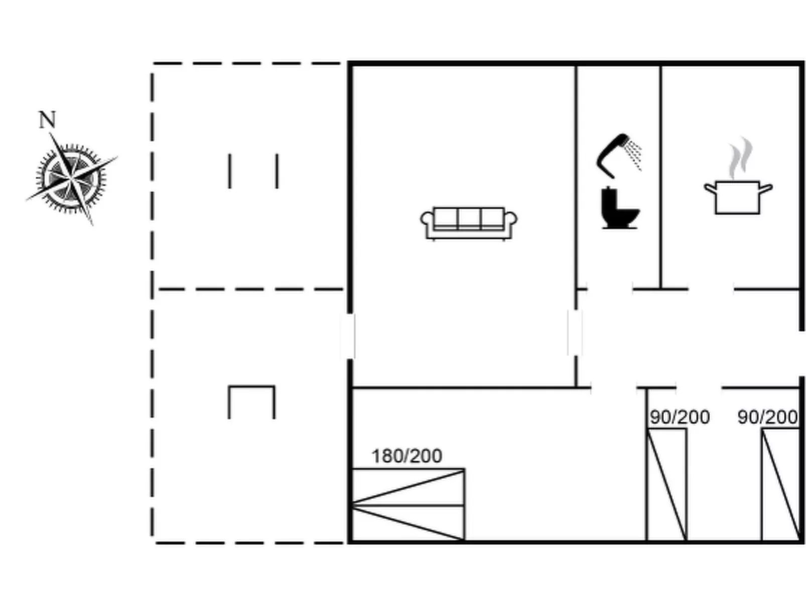 "Oddi" - 900m from the sea-Binnen