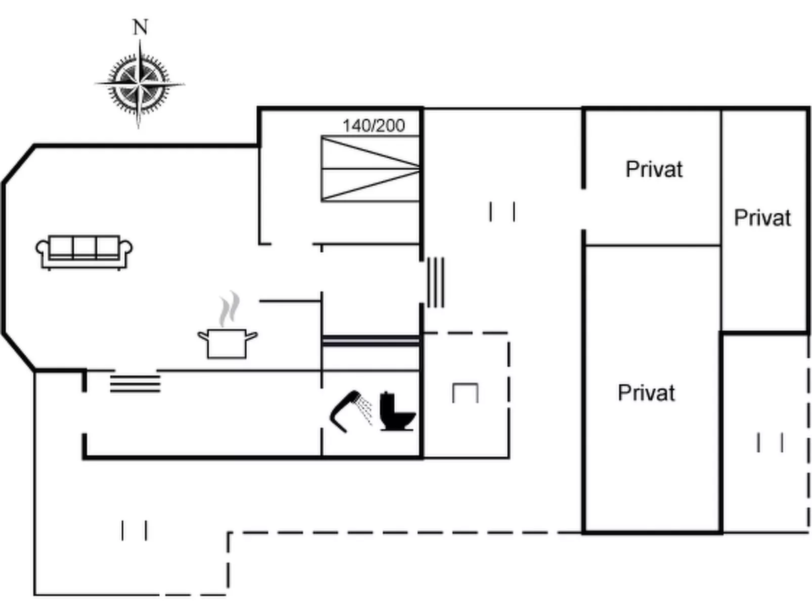 "Miroslava" - 140m from the sea-Binnen