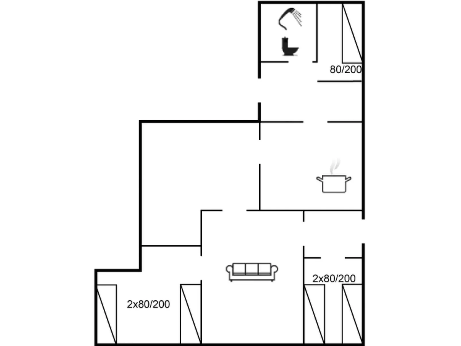 "Ejler" - 200m from the sea-Binnen
