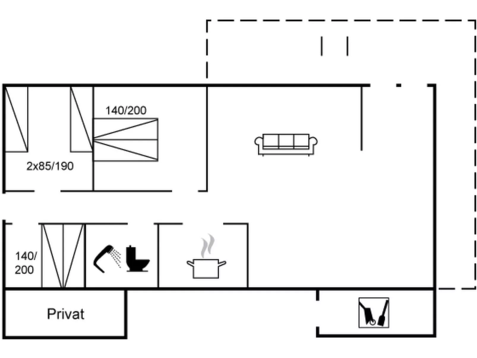 "Jerrik" - 900m from the sea-Binnen