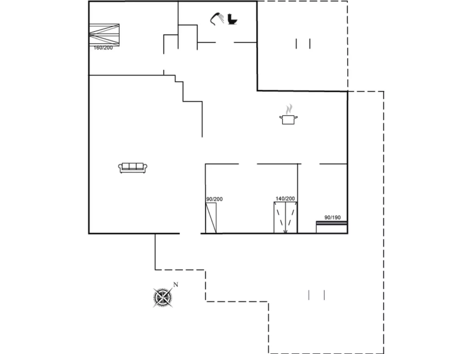 "Sweni" - 800m from the sea-Binnen