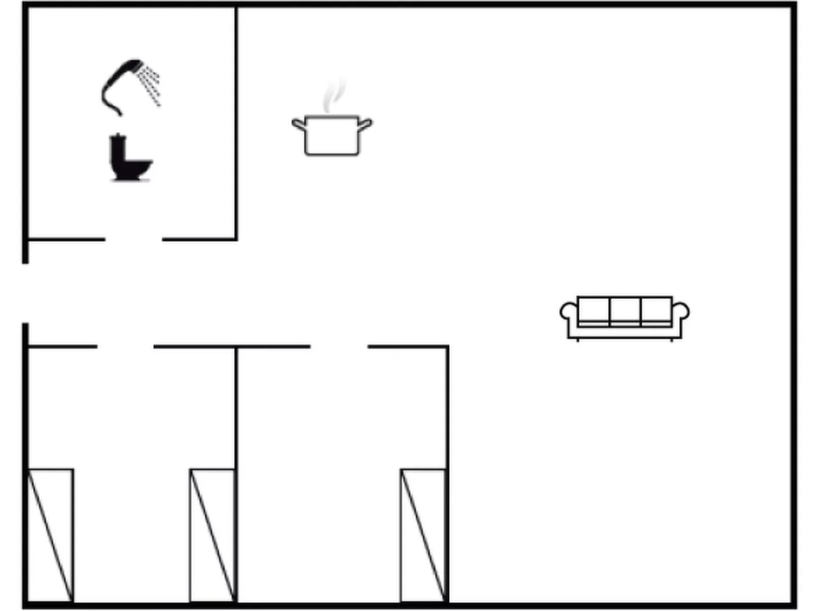 "Piotr" - 800m from the sea-Binnen