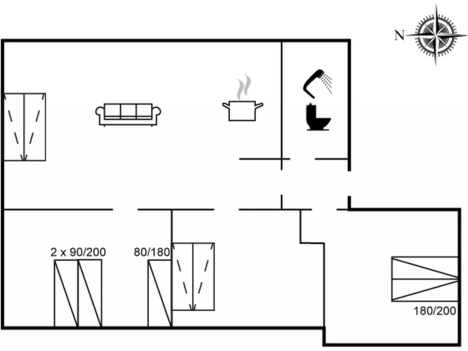 "Gerrit" - 450m from the sea-Binnen