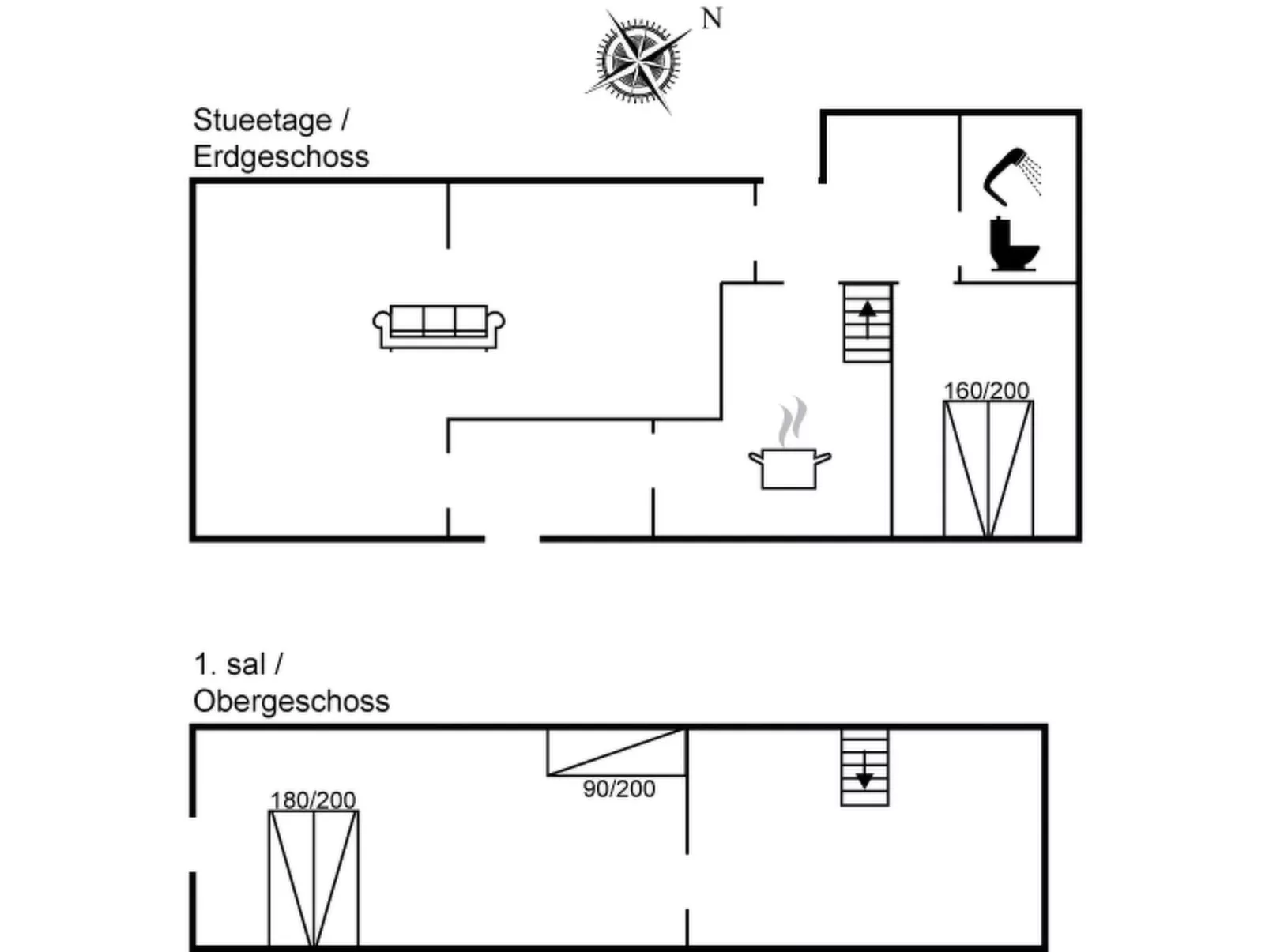 "Sibo" - 1.5km from the sea-Binnen