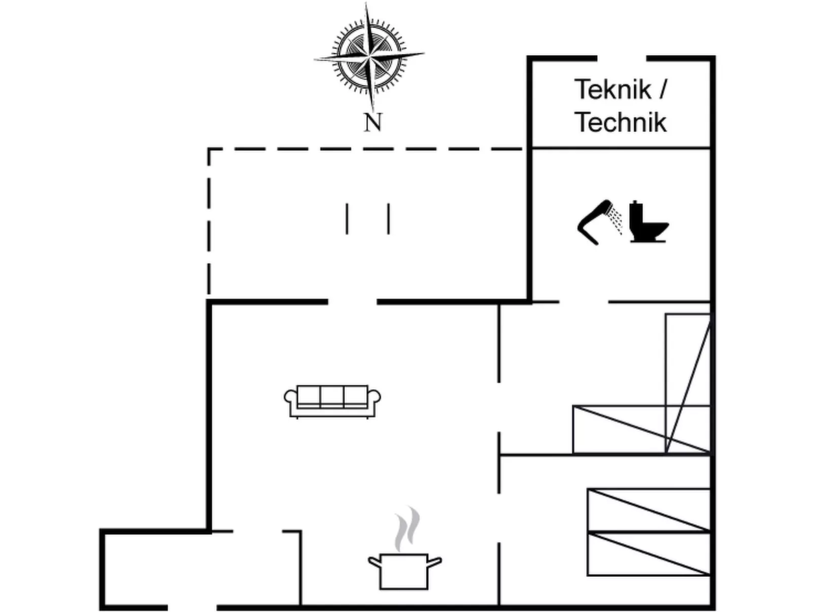 "Zina" - 25m from the sea-Binnen