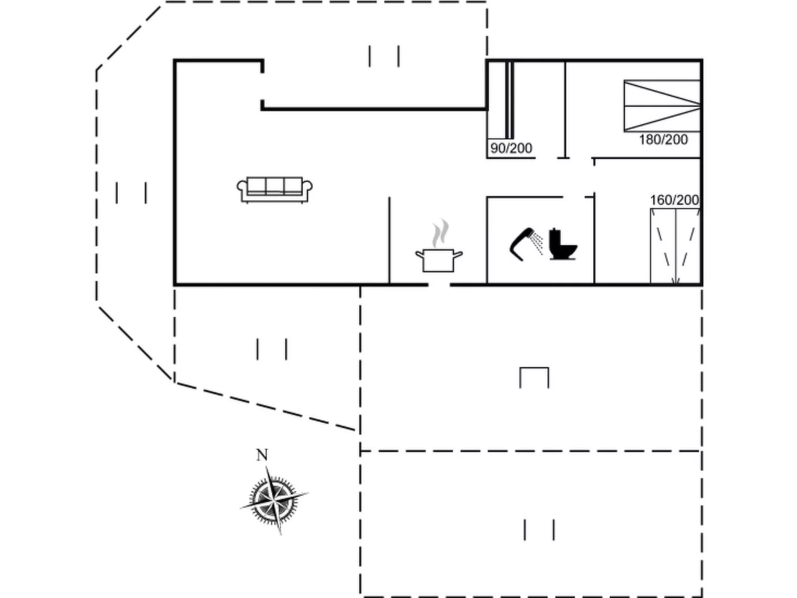 "Jukka" - 700m from the sea-Binnen