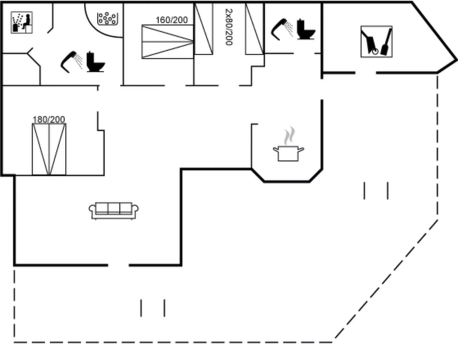 "Ilkka" - 400m from the sea-Binnen