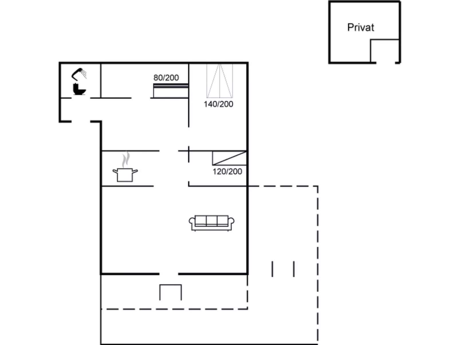 "Reimund" - 400m from the sea-Binnen